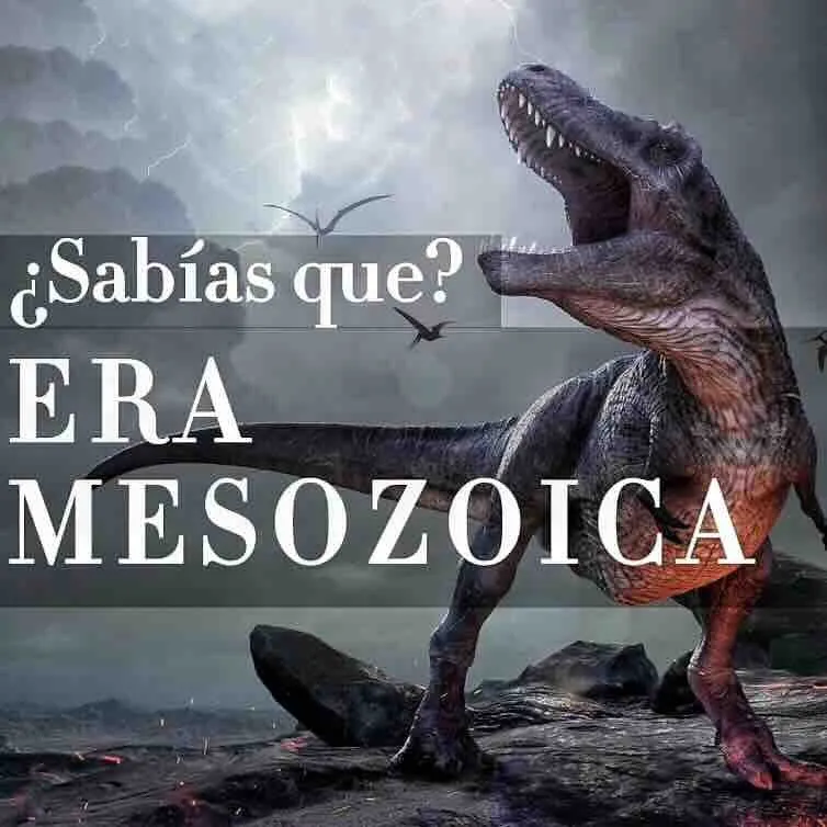 ¿SABIAS QUÉ?- LA ERA MESOZOICA