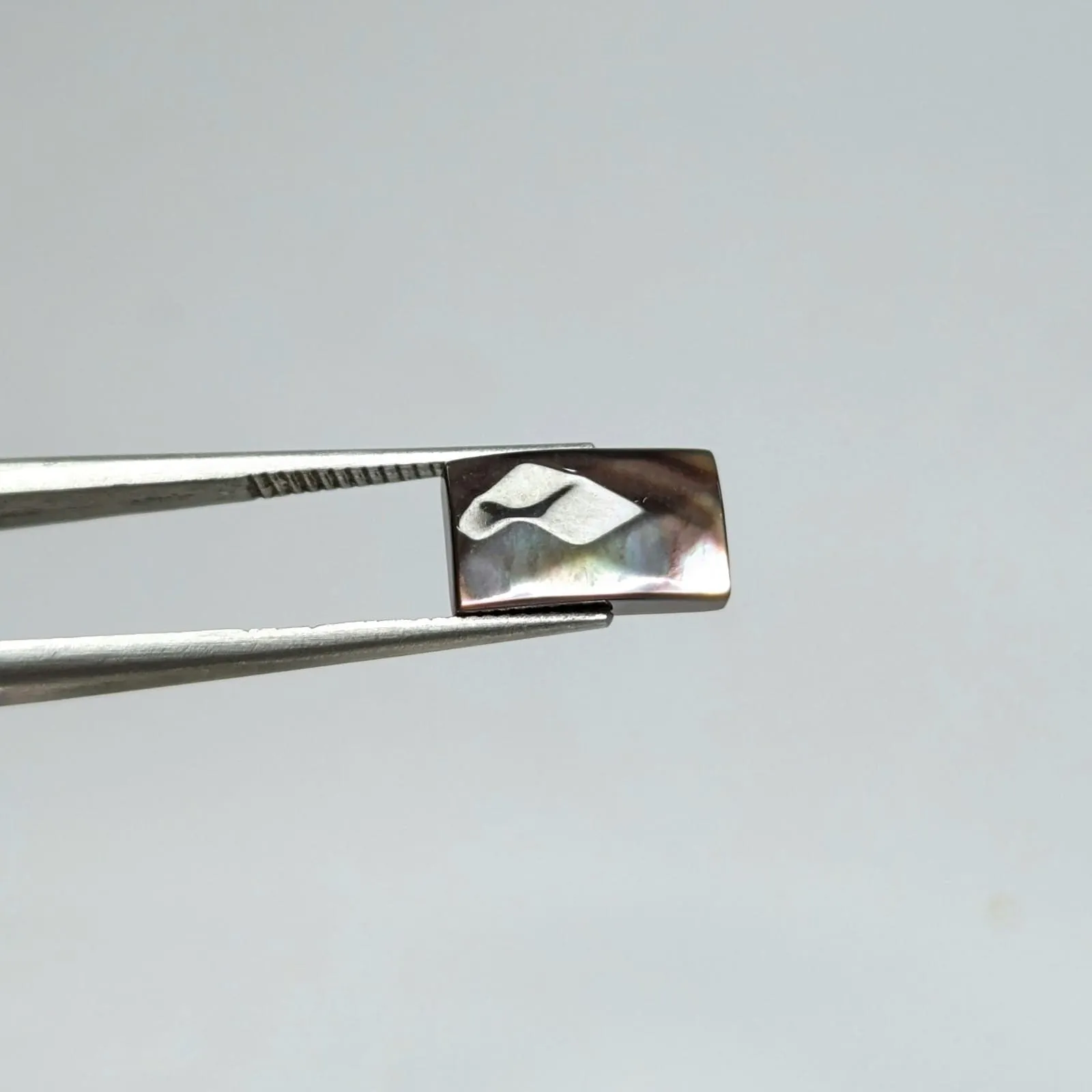 Abulón Facetado Rectangular 10 mm x 6 mm