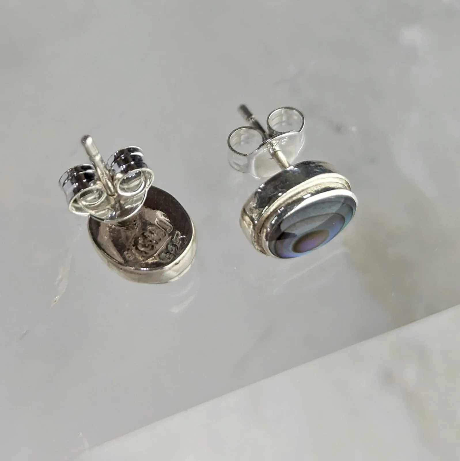 Aretes Concha Paua