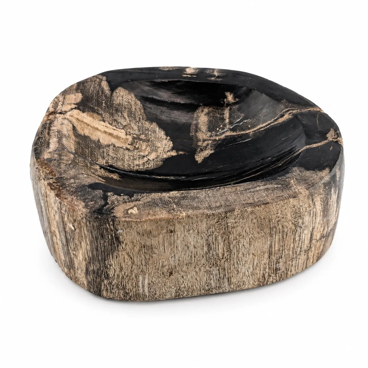 Bowl de Madera Petrificada 12x14 cm