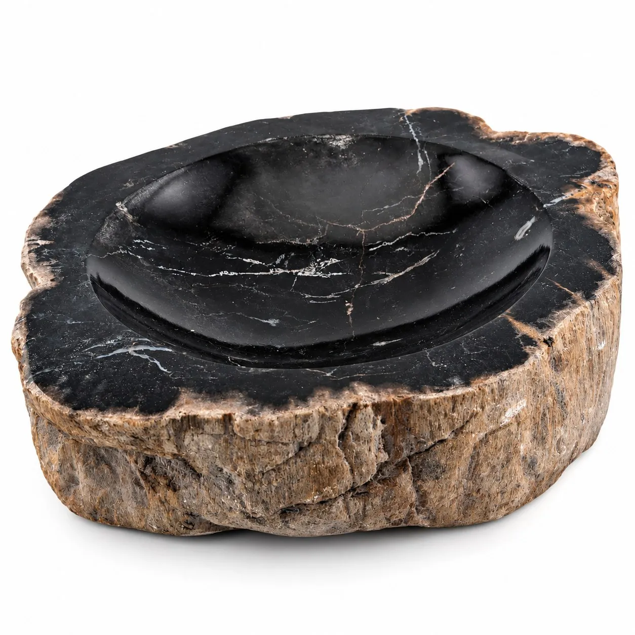 Bowl de Madera Petrificada 14 cm