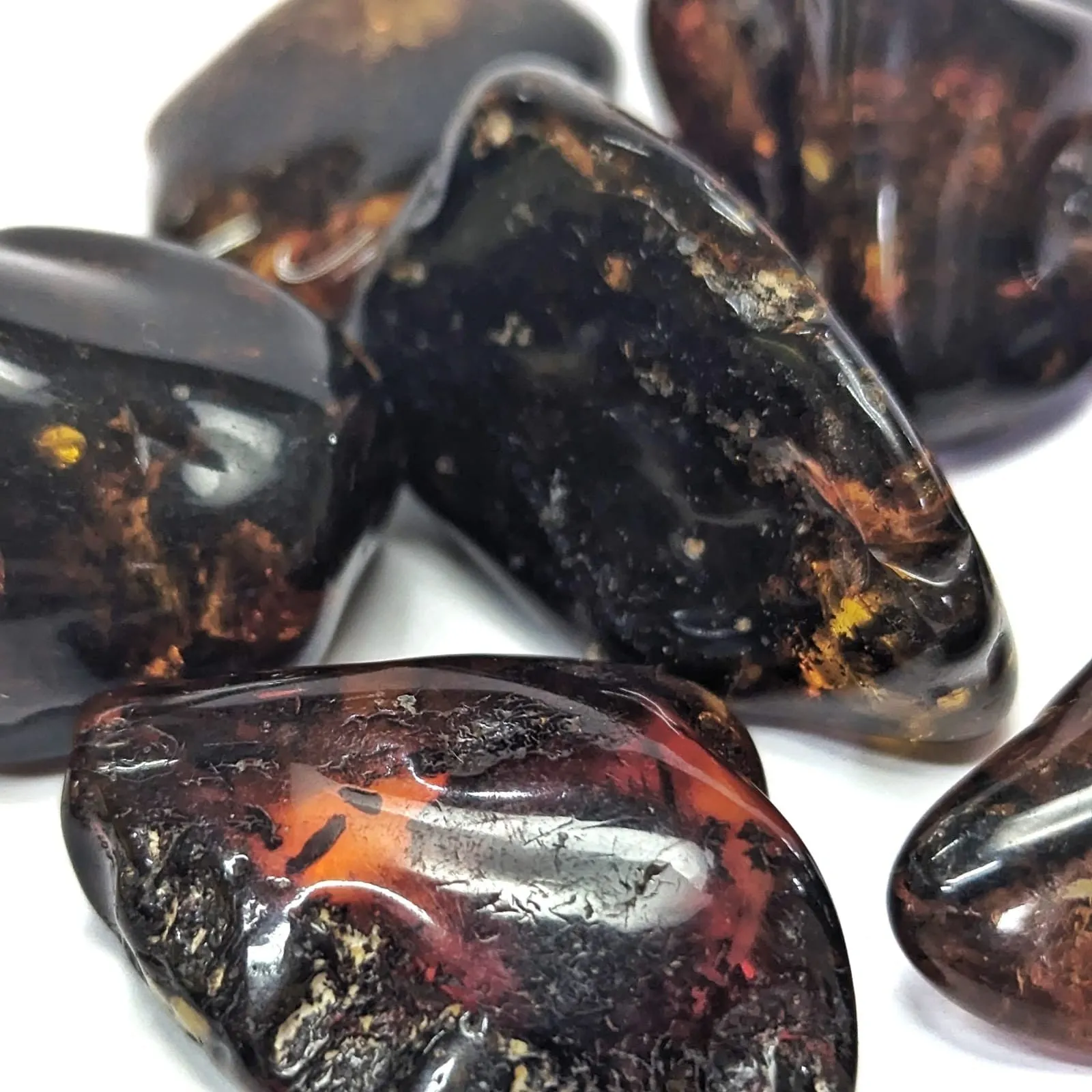 Pebbles de Ámbar Báltico