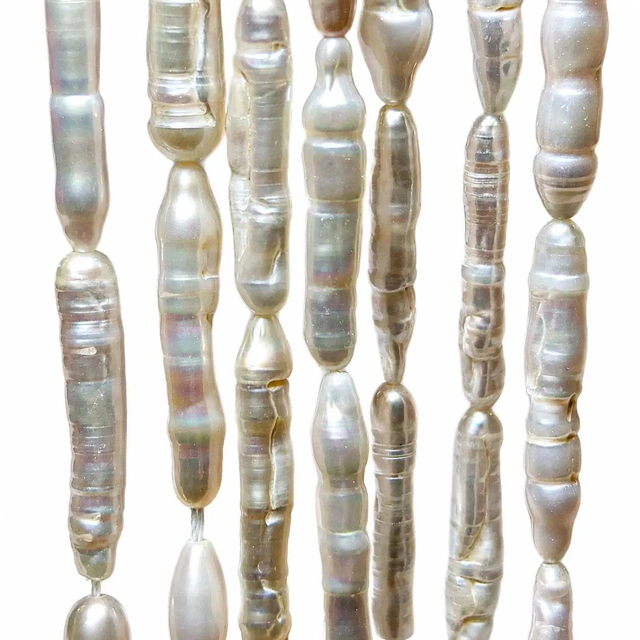 Tira de Perlas Biwa 39 cm